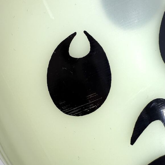 2 Candy Glow In The Dark Halloween Pail Bucket Handle Trick Treat Face 7 in Vtg - Picture 8 of 10